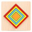 6 pcs Toddler Puzzles Wooden Toys Montessori Shape Sorting Puzzle Sensory Toys Toddlers Activities Preschool Learning Early Educational Travel 1-3