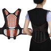 XL Size Tourmaline Self-Heating Back Support 108pcs Magnets Therapy Spine Back Shoulder Lumbar Posture Corrector Vest Pain Relief Brace