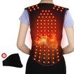 XL Size Tourmaline Self-Heating Back Support 108pcs Magnets Therapy Spine Back Shoulder Lumbar Posture Corrector Vest Pain Relief Brace