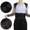 XL Size Tourmaline Self-Heating Back Support 108pcs Magnets Therapy Spine Back Shoulder Lumbar Posture Corrector Vest Pain Relief Brace