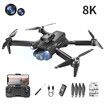 8k Professional Brushless Aerial Quadcopter RC Foldable Helicopter Drone Kid Toys 2 Batteries