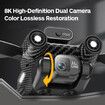 8k Professional Brushless Aerial Quadcopter RC Foldable Helicopter Drone Kid Toys 2 Batteries