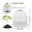 26 X 21 cm Plant Covers Winter Dome Plant Cloth Covers Freeze Protection