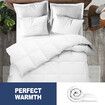 Bedding Quilt Duvet Duck Feather Down Bed Comforter Winter King Size 500GSM Lightweight Breathable Cotton Cover White 210x240cm