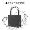 Fingerprint Padlock Zinc Alloy Smart Biometric Print Miniature Padlocks Door Waterproof Bluetooth App Keyless Unlock for Home Office