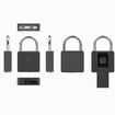 Fingerprint Padlock Zinc Alloy Smart Biometric Print Miniature Padlocks Door Waterproof Bluetooth App Keyless Unlock for Home Office