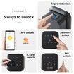 Tuya WIFI Smart Biometric Fingerprint Lock Electronic Door Lock Smart Life APP Remote Unlock Keyless USB Emergency Charge