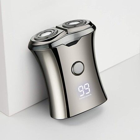 Electric Mini Travel Shaver for Men, Pocket Size Washable Electronic Razor