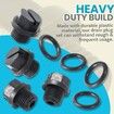 4 Pack Drain Plugs with O Rings Compatible with Hayward Pool Pumps