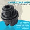 4 Pack Drain Plugs with O Rings Compatible with Hayward Pool Pumps