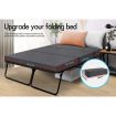 STARRY EUCALYPT Folding Mattress Fabric Foldable Sofa Lounge Foam Chair Portable Double