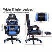 ALFORDSON Gaming Chair Office Seat Generous Padding Footrest Executive Racing Gordon Series