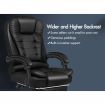 ALFORDSON Office Chair Gaming Executive Computer Racer Footrest PU Leather Seat