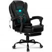 ALFORDSON Massage Office Chair FOOTREST Executive Gaming Racing Seat PU Leather