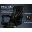 ALFORDSON Massage Office Chair FOOTREST Executive Gaming Racing Seat PU Leather