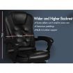 ALFORDSON Massage Office Chair FOOTREST Executive Gaming Racing Seat PU Leather