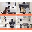 Beastie Cat Tree Scratching Post Scratcher Tower Condo House Furniture Wood 112