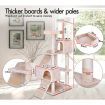 Beastie Cat Tree Scratching Post Scratcher Tower Condo House Furniture Wood 180