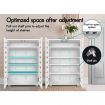 ALFORDSON Shoe Cabinet Organiser Storage Rack Drawer Shelf 21 pairs White