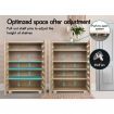 ALFORDSON Shoe Cabinet Organiser Storage Rack Drawer Shelf 21 Pairs Wood