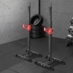 BLACK LORD 2x Squat Rack Adjustable Lifting Barbell Stand Fitness Weight Bench Gym