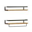 Artiss Floating Wall Shelf Set of 2