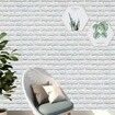 10pcs DIY 3D Wall Sticker Wallpaper Foam Soft Brick Self Adhesive Waterproof Mould Proof Room Home Living Room Bathroom Kitchen Bedding Room Decoration