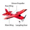 Upgraded Version RC Airplane, RC Plane Ready to Fly, 2.4GHz Remote Control Airplane, Easy to Fly RC Glider for Kids & Beginners (Red)