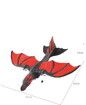 2023 Remote Control Aircraft Dinosaur Fire Dragon Pterosaur With Fixed Wing RC Gliding Animal Model EPP Foam Boy Toy Gift Dual Battery