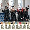 2023 Graduation Gift Moneys Holder Creatives Congrats Grad Holder Figurines Graduation Tiered Cake Miniatures Color Blue