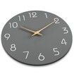 Wall Clock,Silent Non-Ticking 10 Inch Wall Clocks Battery Operated,Modern Style Wooden Clock Decorative for Kitchen,Home,Bedrooms,Office (10Inch Grey)