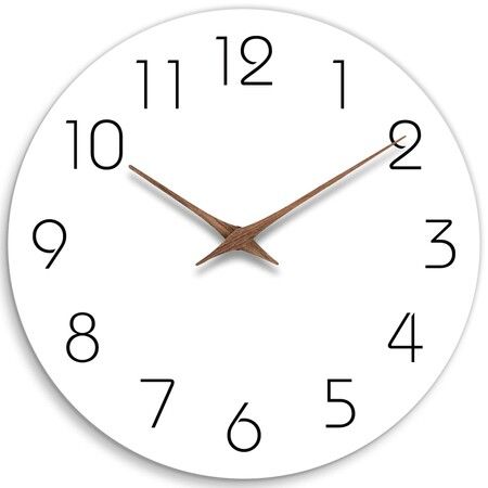 Wall Clock,Silent Non-Ticking 10 Inch Wall Clocks Battery Operated ...