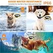 2 in 1 Pet Dog Electric Fence System Rechargeable Waterproof Receiver Adjustable Dog Training Collar Electric Fence Containment System For Two Dog Color White