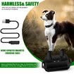 GPS Wireless Dog Fence Outdoor Help Training Behavior Aids Pet Fencing Device Dog Bark Collar Electric Shock 1000m Range Color White