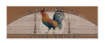 Rooster Kitchen Rugs Set Non Slip Washable Kitchen Floor Rug and Mat Rooster Chicken Theme Kitchen Mat for Farmhouse Style Floor Decor 43*120cm