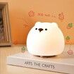 7-Color Dimmable Night Light, Bedside Lamp, Night Light for Baby Shower, USB Rechargeable