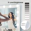 LED Vanity Lights For Mirror, Hollywood Style Vanity Lights for Makeup Table Dressing Room Mirror