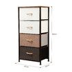 Dresser Storage Unit Chest of 4 Drawers Bedroom Table Furniture Cabinet Organizer Living Room Hallway Clothes Organiser Tower