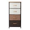 Dresser Storage Unit Chest of 4 Drawers Bedroom Table Furniture Cabinet Organizer Living Room Hallway Clothes Organiser Tower