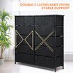 Dresser TV Unit Stand Storage Table Chest of 12 Drawers Bedroom Living Room Hallway Furniture Organizer Clothes Organiser