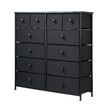 Dresser TV Unit Stand Storage Table Chest of 12 Drawers Bedroom Living Room Hallway Furniture Organizer Clothes Organiser