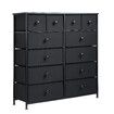 Dresser TV Unit Stand Storage Table Chest of 12 Drawers Bedroom Living Room Hallway Furniture Organizer Clothes Organiser