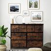 Dresser TV Unit Table Chest of 8 Drawers Storage Cabinet Stand Bedroom Living Room Hallway Furniture Organizer Clothes Organiser