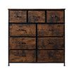 Chest of 9 Drawers Dresser TV Unit Table Stand Storage Cabinet Bedroom Living Room Hallway Furniture Organizer Clothes Organiser