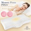 Luxdream Memory Foam Pillow Neck Support Shoulder  Ergonomic Rebound Cushion Soft Side Sleeper Comfortable White