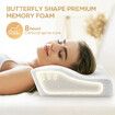 Luxdream Memory Foam Pillow Neck Support Shoulder  Ergonomic Rebound Cushion Soft Side Sleeper Comfortable White