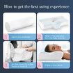 Luxdream Contour Bed Pillow Cervical Neck Memory Foam Shoulder Side Back Stomach Sleeper