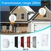 Motion Sensor Doorbell for Business Store Entry Alert Welcome Buzzer Monitor Alarm (2 Sensor and 1 Receiver)