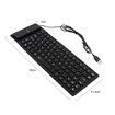 Silicone Mute Soft Keyboard 85-key Computer Keyboard USB Wired Keyboard Portable Mini Laptop Pc Folding Waterproof Keyboard