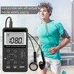 Personal AM/FM Pocket Radio Portable,Mini Digital Tuning Walkman Radio,with Rechargeable Battery,Earphone,Lock Screen for Walk/Jogging/Gym/Camping